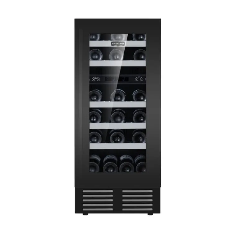 Marathon Wine Cooler 15" - MWC28-DBLS-1 Black Discount