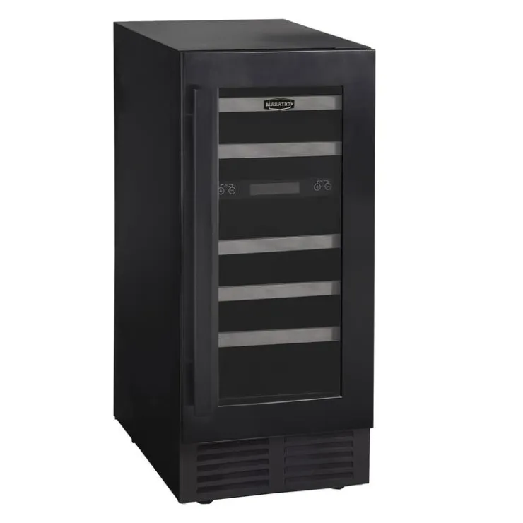 Marathon Wine Cooler 15" - MWC28-DBLS Black Hot