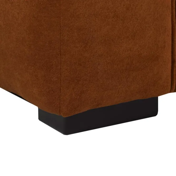 Sofa By Fancy Marshmallow-Style Loveseat - Rust Outlet