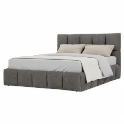 Marshmallow-Style Queen Bed (60") - Grey Light Grey Sale