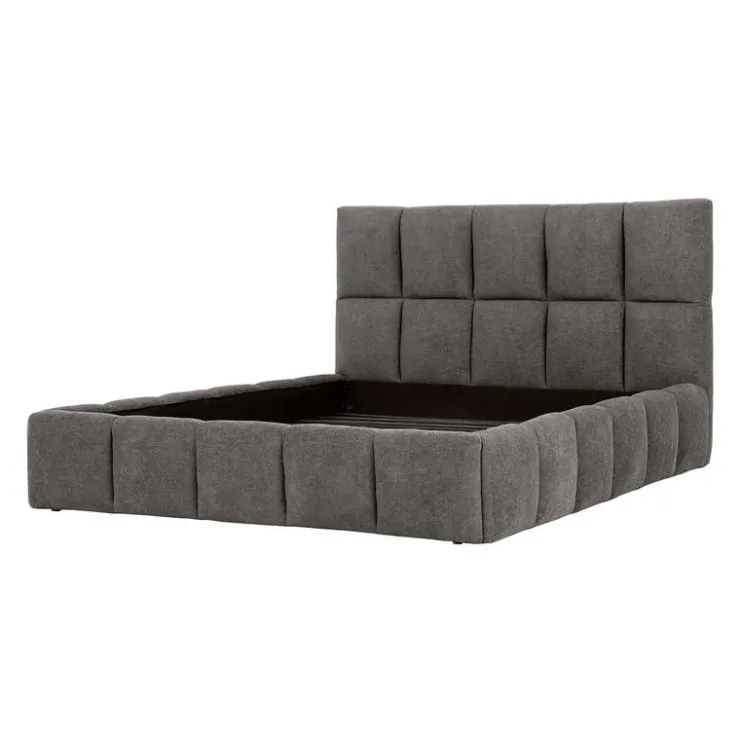 Marshmallow-Style Queen Bed (60") - Grey Light Grey Sale