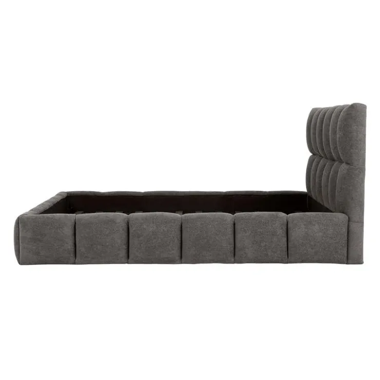 Marshmallow-Style Queen Bed (60") - Grey Light Grey Sale