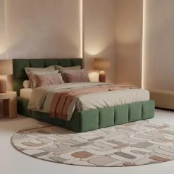 Marshmallow-Style Queen Bed (60") - Green Hot