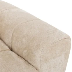 Marshmallow-Style Sectional with Left-Side Chaise - Cream Outlet