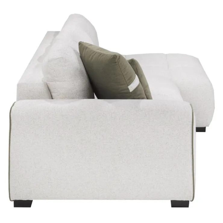 Sofa By Fancy Marshmallow-Style Sectional with Right-Side Chaise Greige