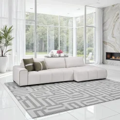 Sofa By Fancy Marshmallow-Style Sectional with Right-Side Chaise Greige