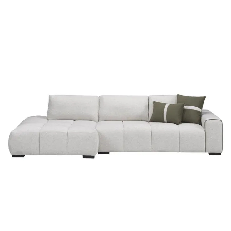 Sofa By Fancy Marshmallow-Style Sectional with Left-Side Chaise Greige Clearance