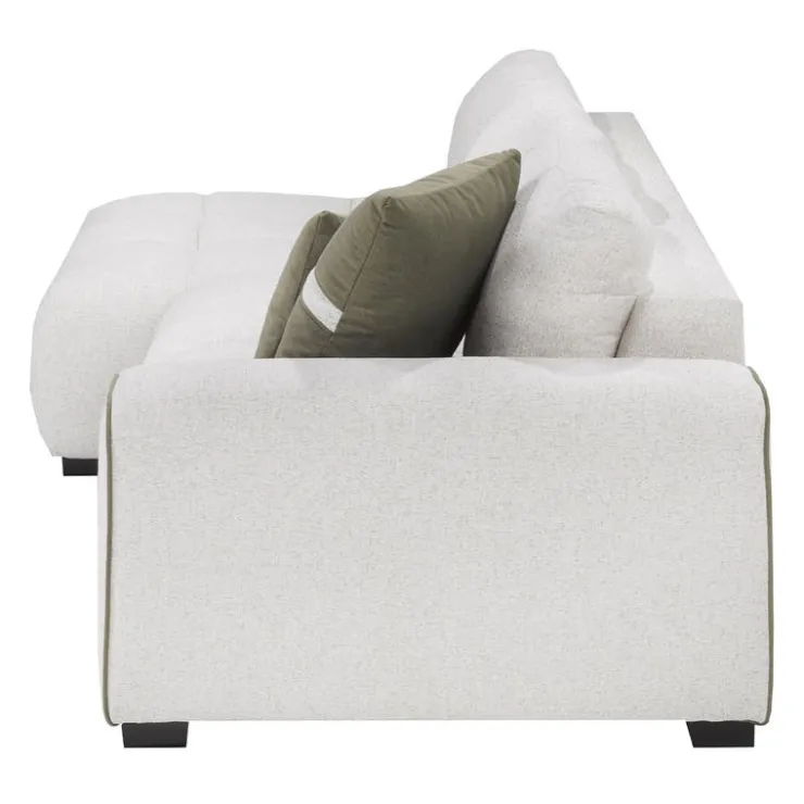 Sofa By Fancy Marshmallow-Style Sectional with Left-Side Chaise Greige Clearance
