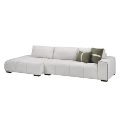 Sofa By Fancy Marshmallow-Style Sectional with Left-Side Chaise Greige Clearance