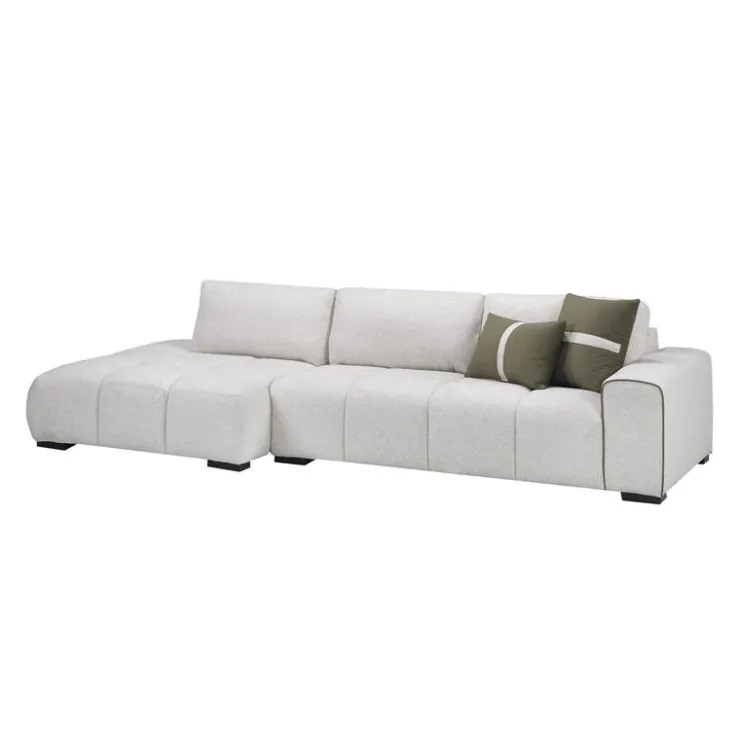 Sofa By Fancy Marshmallow-Style Sectional with Left-Side Chaise Greige Clearance