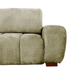 Marshmallow-Style Sectional with Left-Side Chaise - Sage Green