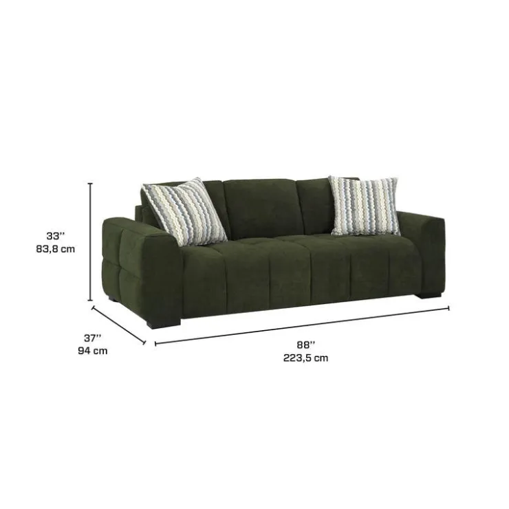 Sofa By Fancy Marshmallow-Style Sofa - Green Best