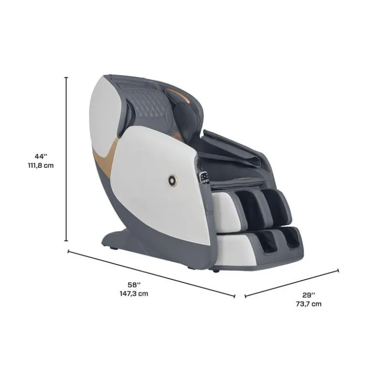 Massage Chair with Remote Control - 3D Blue/Grey Best