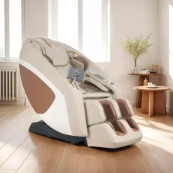 Massage Chair with Touchscreen - 4D Beige Best