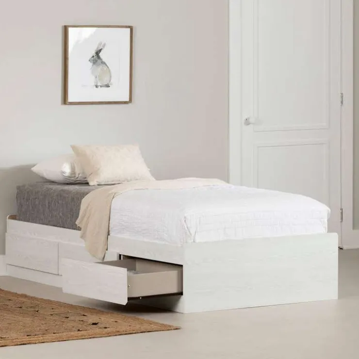 Meubles South Shore Mates Bed (39") - South Shore White Pine Best