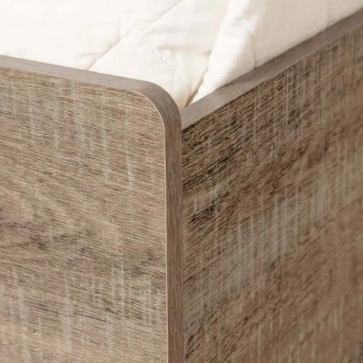 Meubles South Shore Mates Bed with 3 Drawers (39") - South Shore Weathered Oak Online