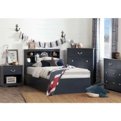 Meubles South Shore Mates Bed With 3 Drawers 39'' - South Shore BLUEBERRY Sale