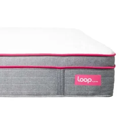 LOOP Medium-Firm Hybrid King Mattress-in-a-Box PINK Hot