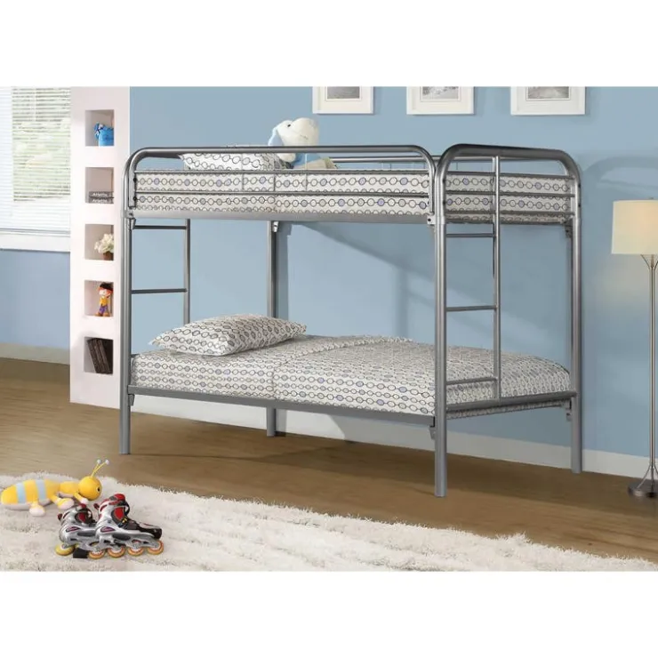 Monarch Metal bunk bed 39"/39" - Silver New
