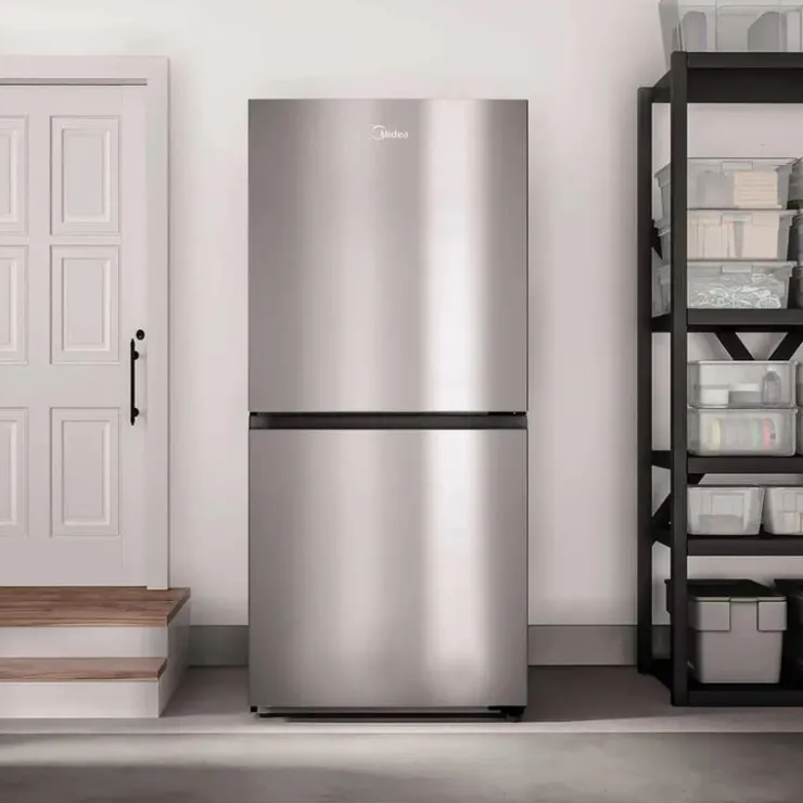 MIDEA 30" Convertible Refrigerator/Freezer All refrigerator, Convertible Freezer - MRU21C7BST Stainless