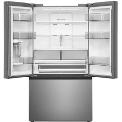 MIDEA 26,5 Cu. Ft. 36 In Refrigerator Bottom Freezer, French door - MRF27I6BST Stainless Clearance