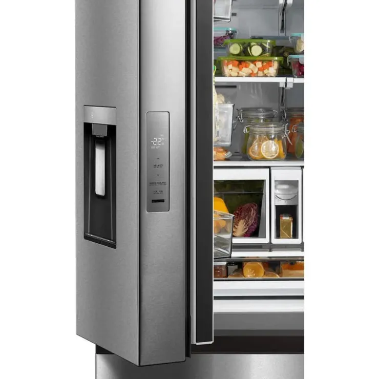 MIDEA 29.3 Cu. Ft. 36 In Refrigerator Bottom Freezer, French door - MRF29D2AST Stainless Discount