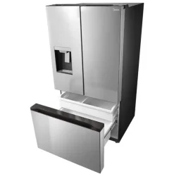 MIDEA 29.3 Cu. Ft. 36 In Refrigerator Bottom Freezer, French door - MRF29D2AST Stainless Discount