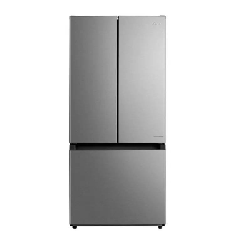 MIDEA 18 Cu Ft 30 In Refrigerator Bottom Freezer, French door - MRF18B4AST Stainless Hot