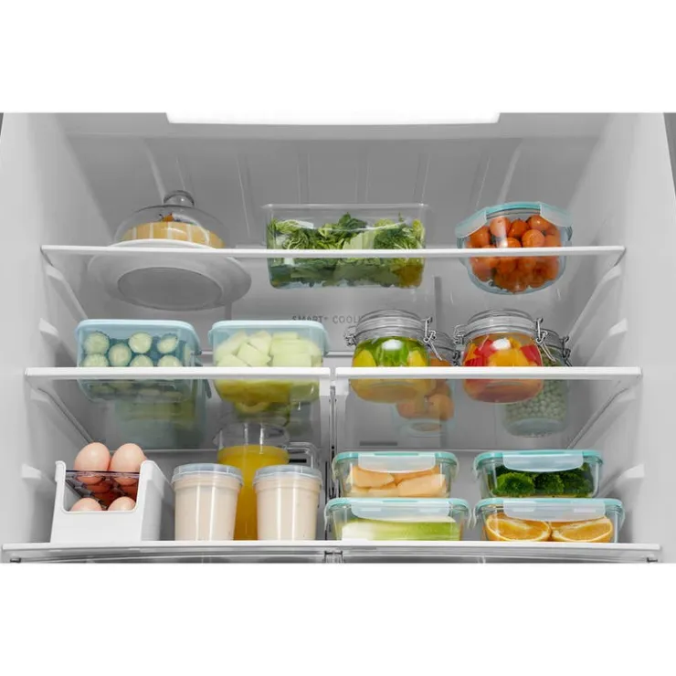 MIDEA 22,5 Cu. Ft. 33" Refrigerator Bottom Freezer, French door - MRF23I7AST Stainless Steel Clearance