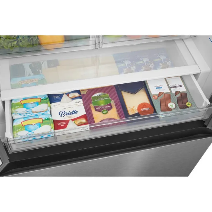 MIDEA 22,5 Cu. Ft. 33" Refrigerator Bottom Freezer, French door - MRF23I7AST Stainless Steel Clearance