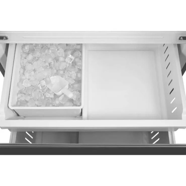 MIDEA 22,5 Cu. Ft. 33" Refrigerator Bottom Freezer, French door - MRF23I7AST Stainless Steel Clearance