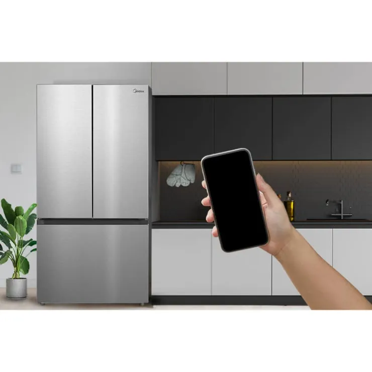 MIDEA 22,5 Cu. Ft. 33" Refrigerator Bottom Freezer, French door - MRF23I7AST Stainless Steel Clearance