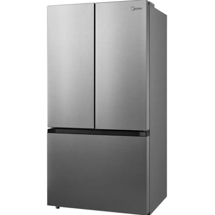 MIDEA 22,5 Cu. Ft. 33" Refrigerator Bottom Freezer, French door - MRF23I7AST Stainless Steel Clearance