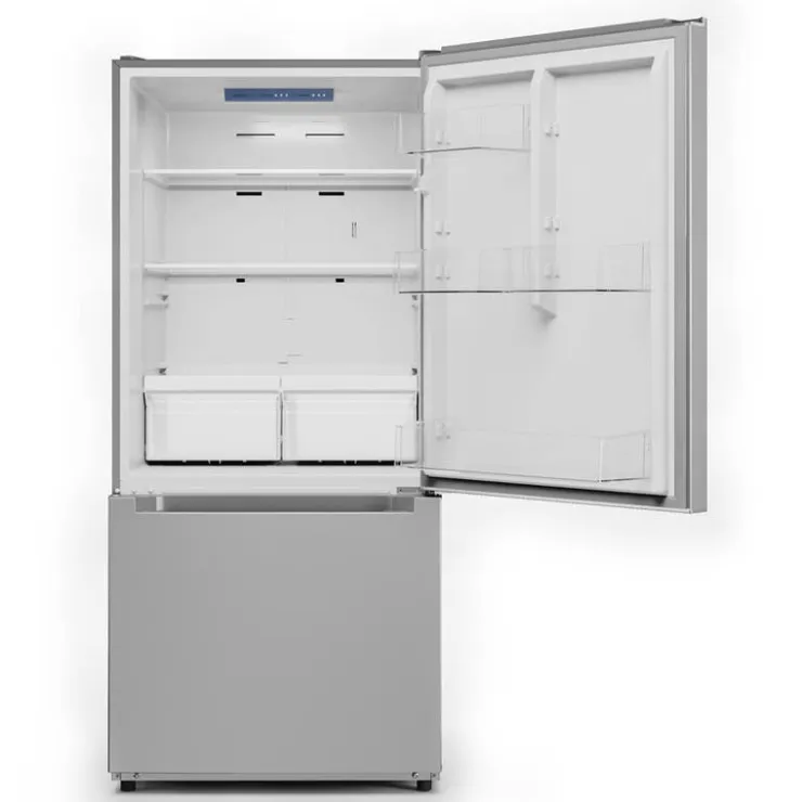 MIDEA 18.7 Cu. Ft. 30" Refrigerator Bottom Freezer - MRB19B7AST Stainless Steel Discount