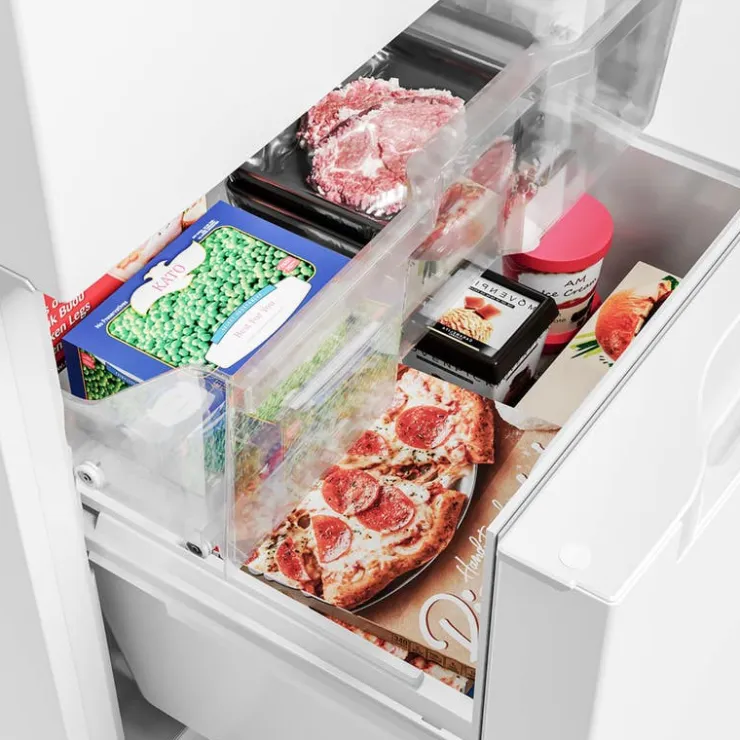 MIDEA 18.7 Cu. Ft. 30" Refrigerator Bottom Freezer - MRB19B7AWW White