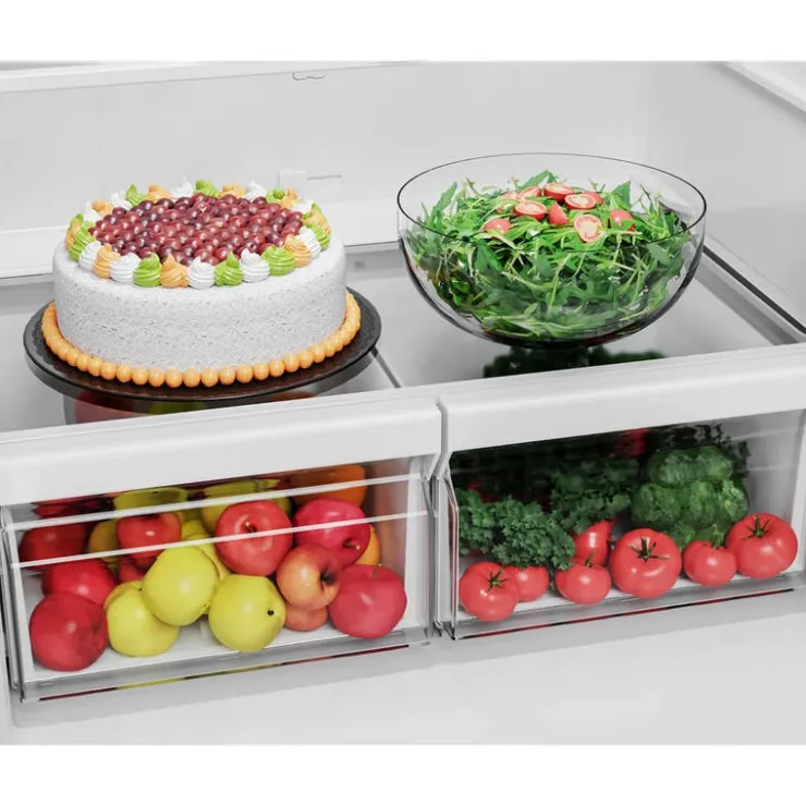 MIDEA 18.7 Cu. Ft. 30" Refrigerator Bottom Freezer - MRB19B7AWW White
