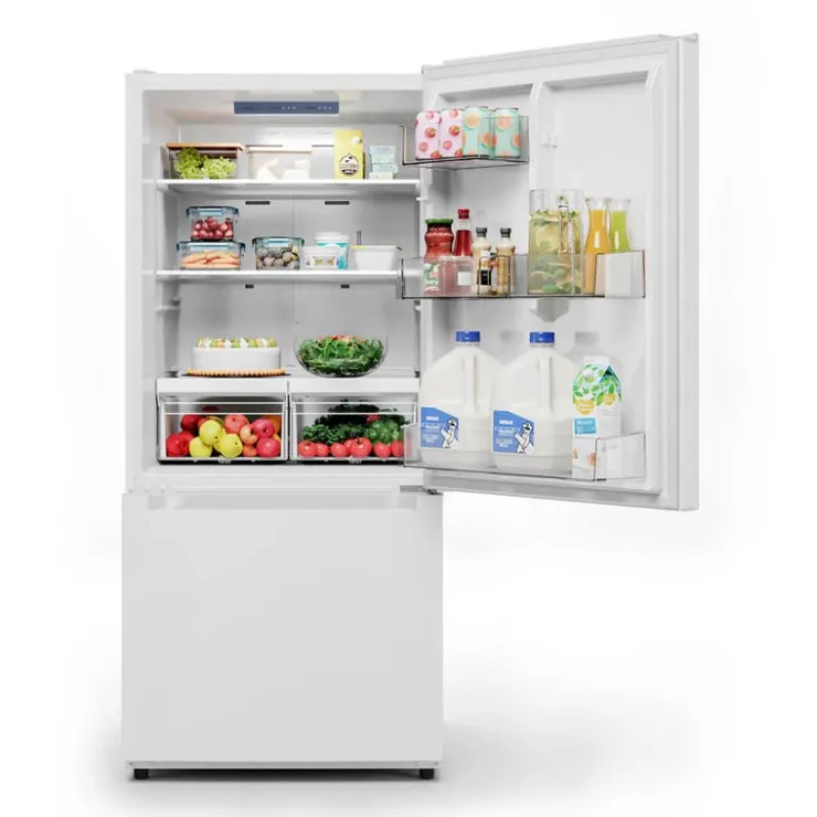 MIDEA 18.7 Cu. Ft. 30" Refrigerator Bottom Freezer - MRB19B7AWW White