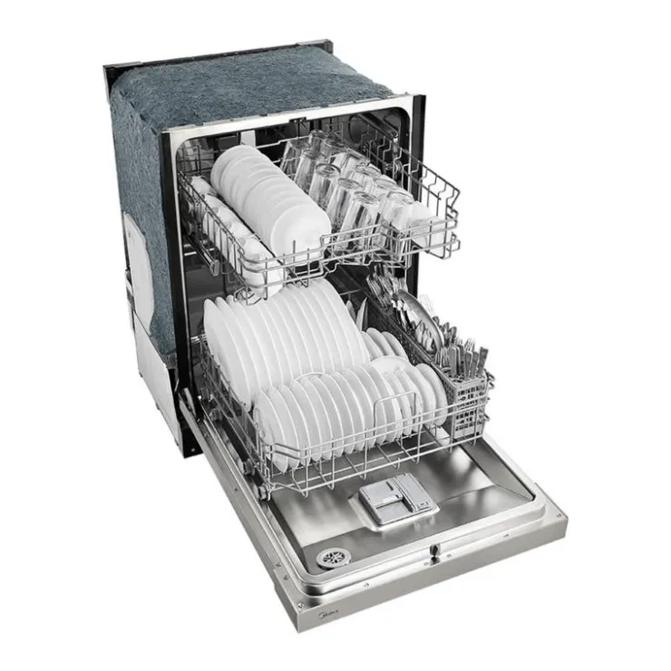 MIDEA Dishwasher Built-In 24" 52dB - MDF24P2BST Stainless Steel Clearance