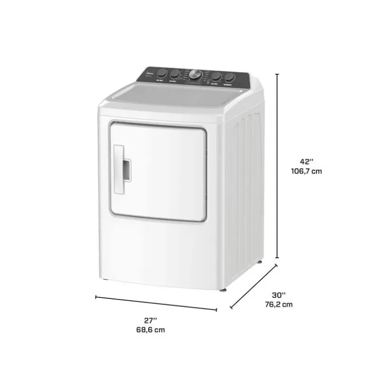 MIDEA Dryer 27" - MLE47C4AWW White