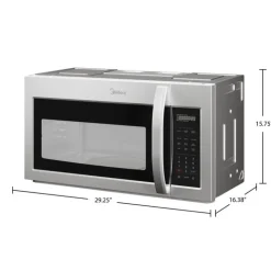 MIDEA Microwave Oven, , 1000 W, 300 - MMO19S14ASTC Stainless Hot