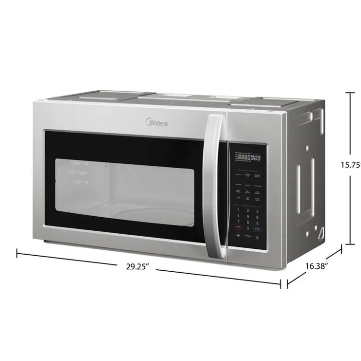 MIDEA Microwave Oven, , 1000 W, 300 - MMO19S14ASTC Stainless Hot