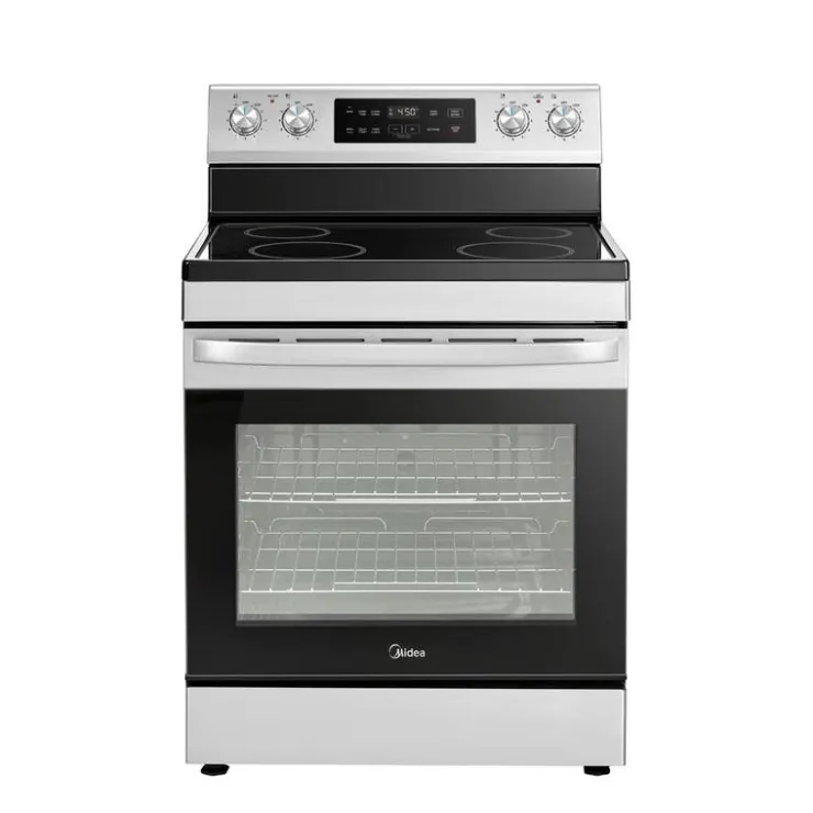 MIDEA Range 30" Electric Glass-Ceramic - MER30B14ASTC Stainless Steel Clearance