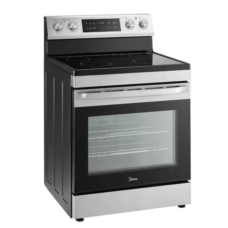 MIDEA Range 30" Electric Glass-Ceramic - MER30B14ASTC Stainless Steel Clearance