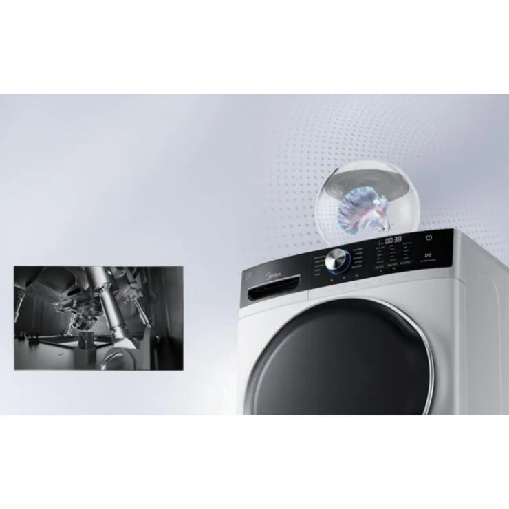 MIDEA Washer Front-Load 27" - MLH52N4AWW White New