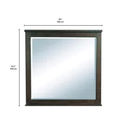 Mirror for Bedroom Dresser Brown