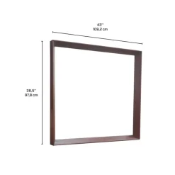 Mirror for Bedroom Dresser Brown Clearance
