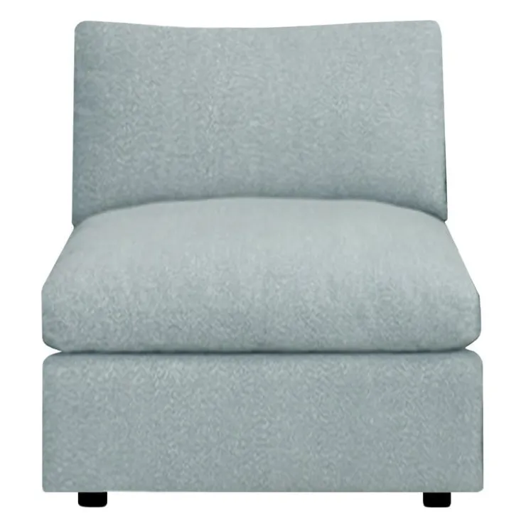 Modular Armless Chair - Grey New