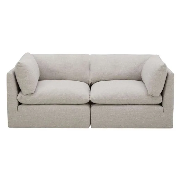 Modular Loveseat - 2 pcs Beige