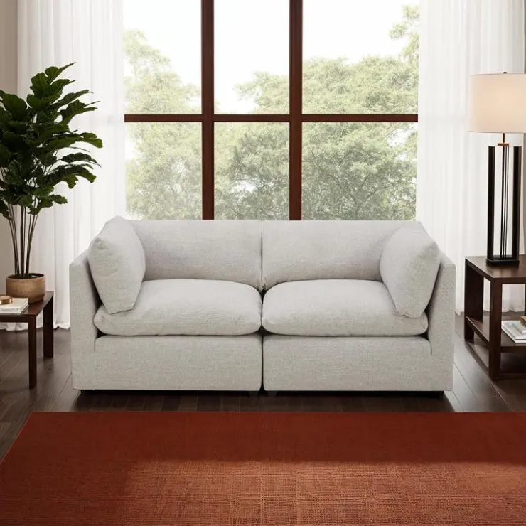 Modular Loveseat - 2 pcs Beige