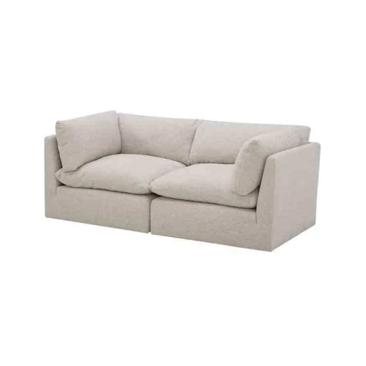 Modular Loveseat - 2 pcs Beige
